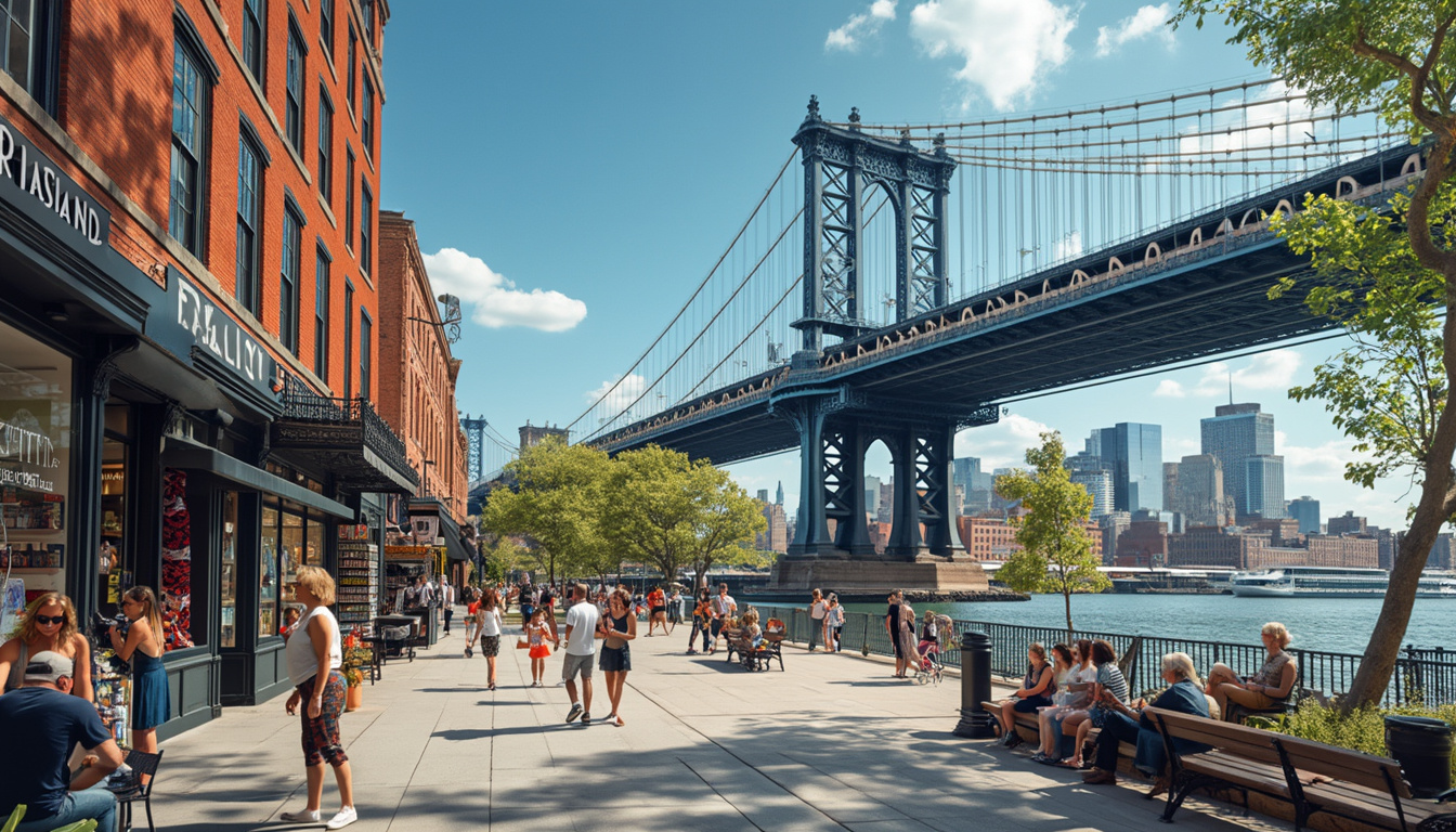 explorez le quartier emblématique de dumbo à brooklyn avec notre guide complet. découvrez ses attractions, ses restaurants, ses vues imprenables sur manhattan et tout ce que vous devez savoir pour profiter pleinement de votre visite.