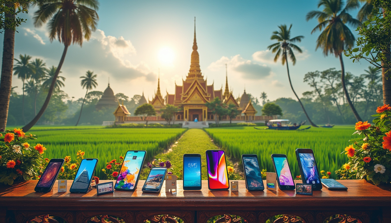 explorez les meilleures cartes sim pour rester connecté en thaïlande. comparez les offres, découvrez les avantages de chaque option et trouvez celle qui convient le mieux à vos besoins de communication durant votre voyage en terre thaïlandaise.
